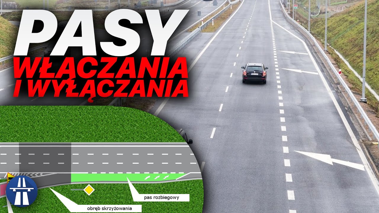 Pasy włączania i wyłączania – czy nie umiemy po nich jeździć, czy to wina oznakowania?