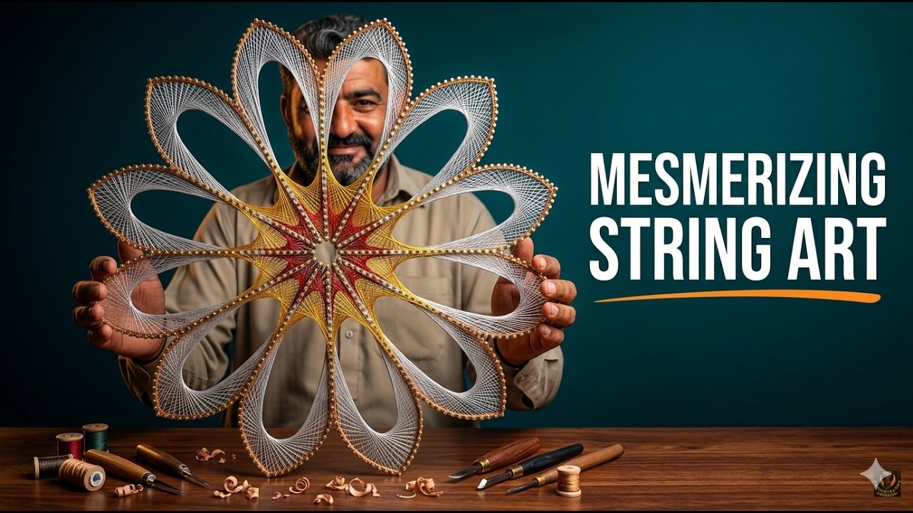 Mandala String Art DIY | Beautiful Geometric Wall Decor