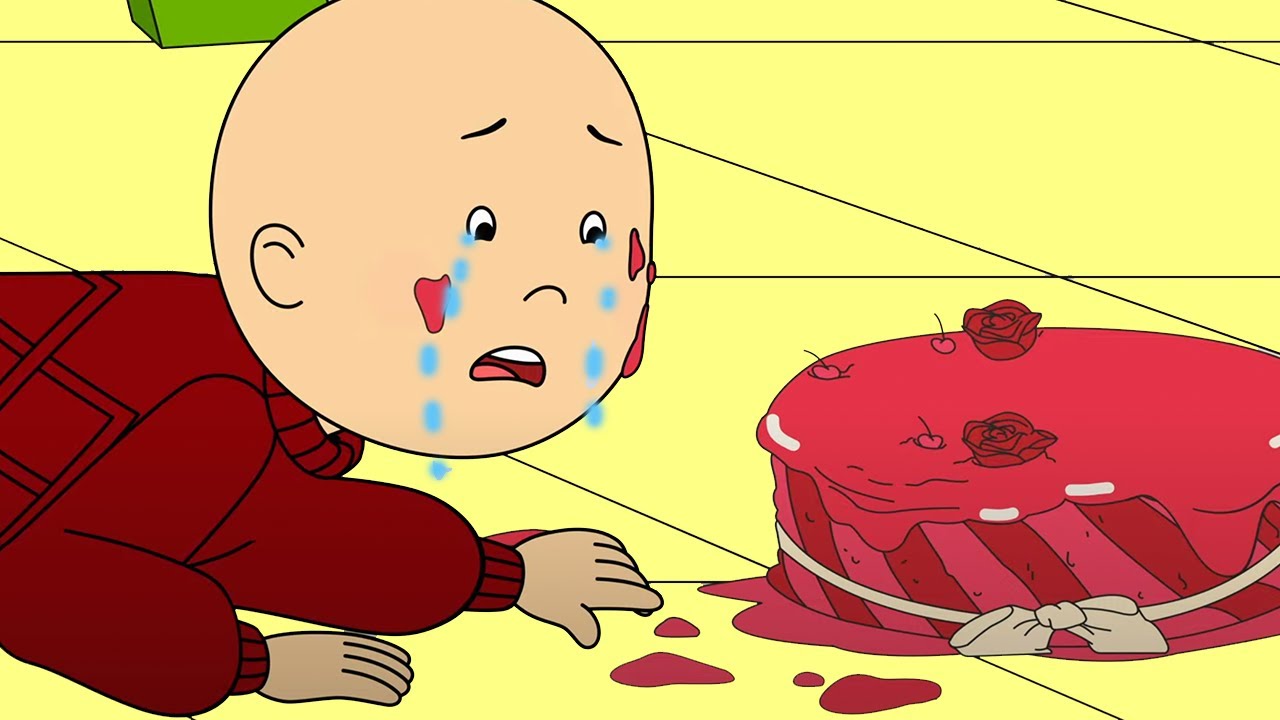 カイユー | 誕生日ケーキ | 面白い漫画 | キッズ漫画 | ケイルー | Caillou