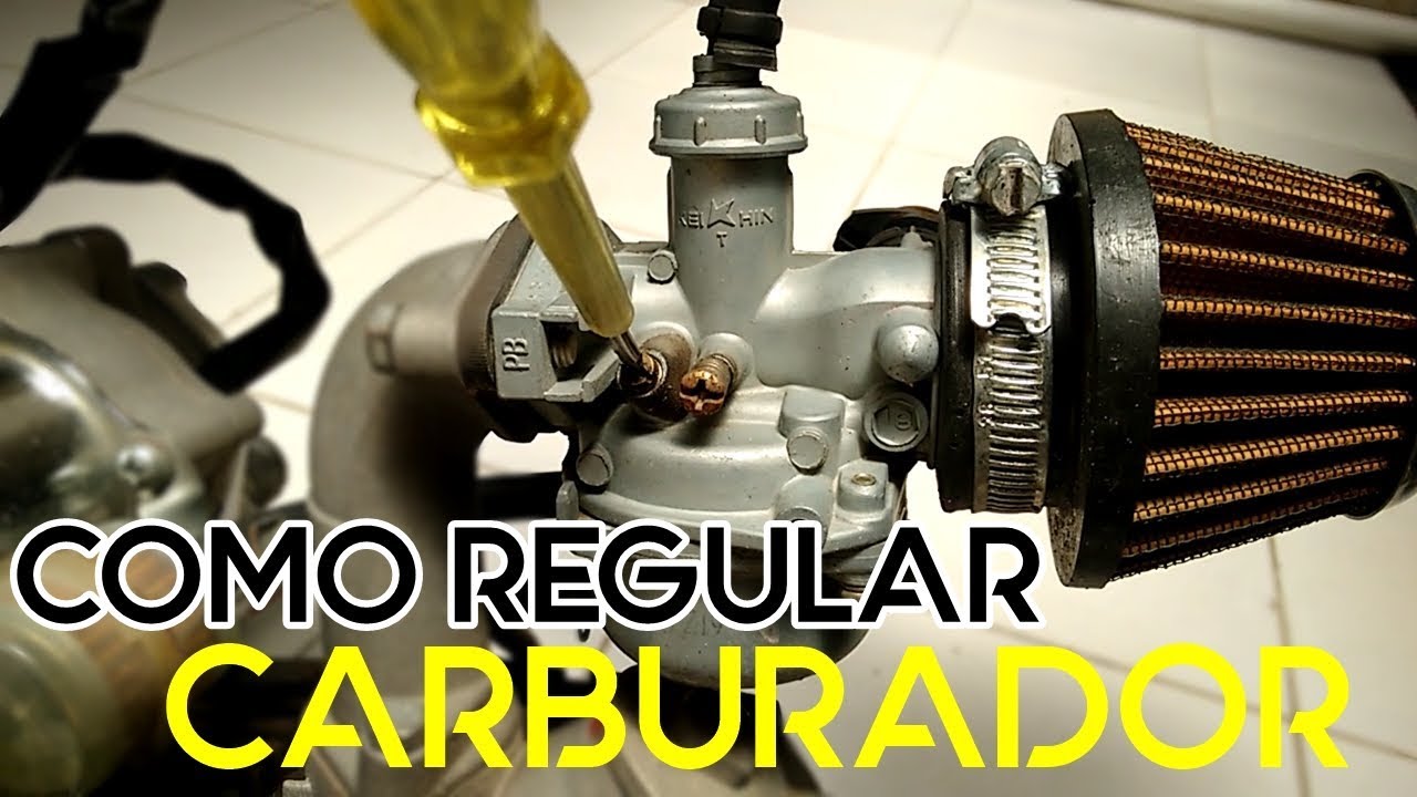 COMO REGULAR CARBURADOR DE MOTO | MANEIRA F&Aacute;CIL