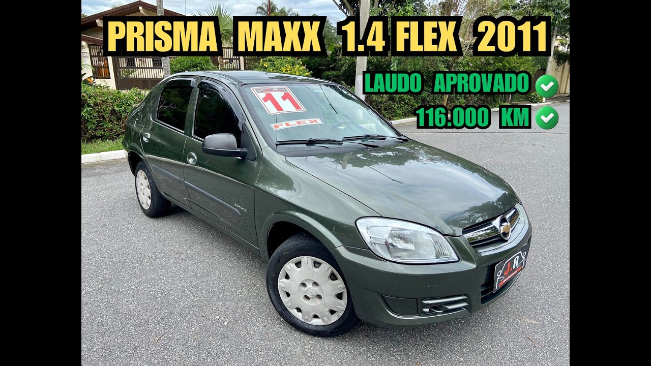 Gm Chevrolet Prisma Maxx 1.4 Flex 2011 Verde