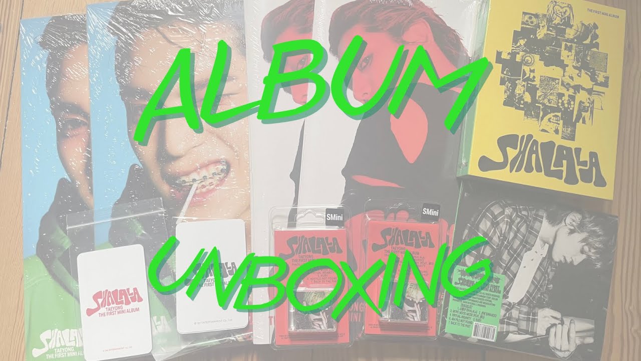 Unboxing Taeyong (NCT) 1st Mini Album Shalala | Распаковка альбома