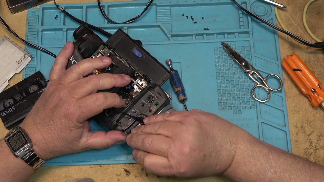 Sony DCRTRV120 Error Code C31 22 and it shreds tapes