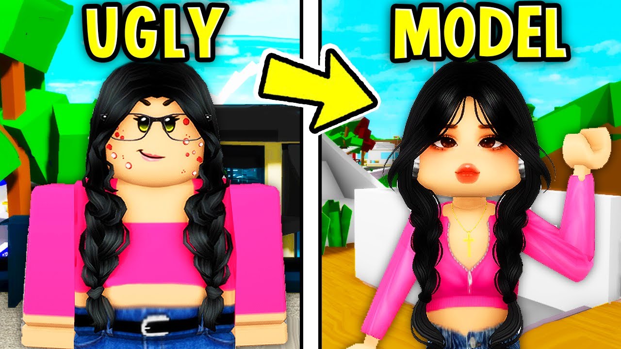 UGLY to MODEL.. (Roblox Brookhaven RP)