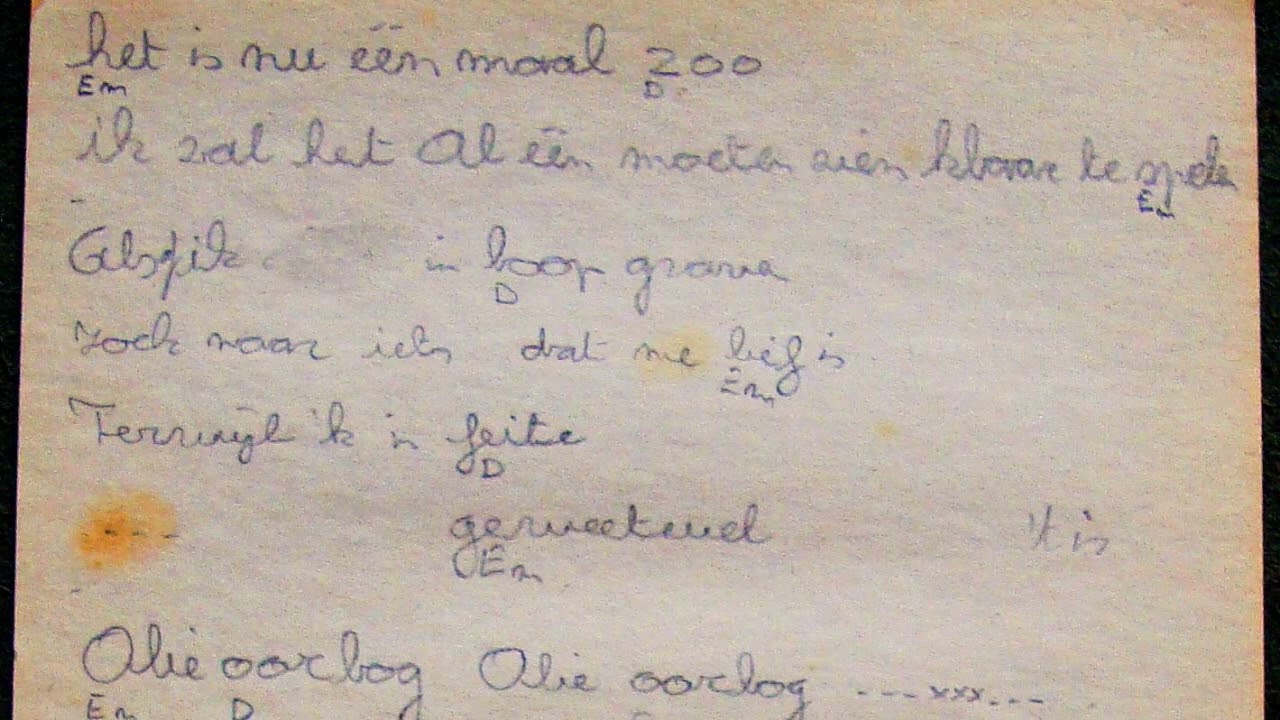 het is nu één maal zoo ✏️2002 🎤2015