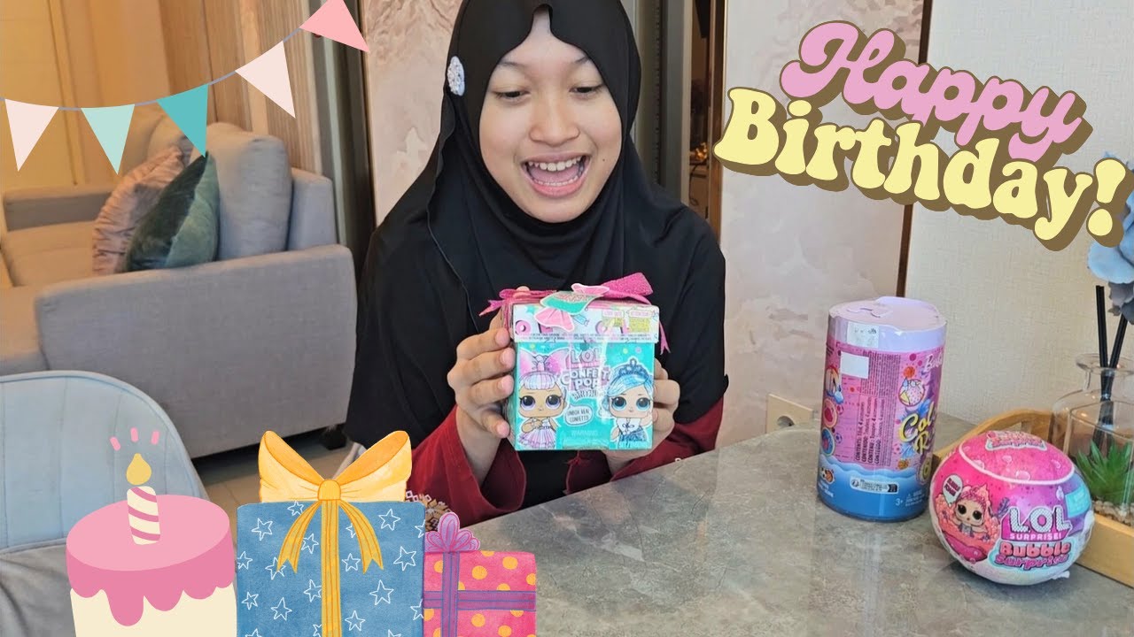 Unboxing Kado Ulang Tahun Aqilla - Part 1 🤣 Aqilla's Diary