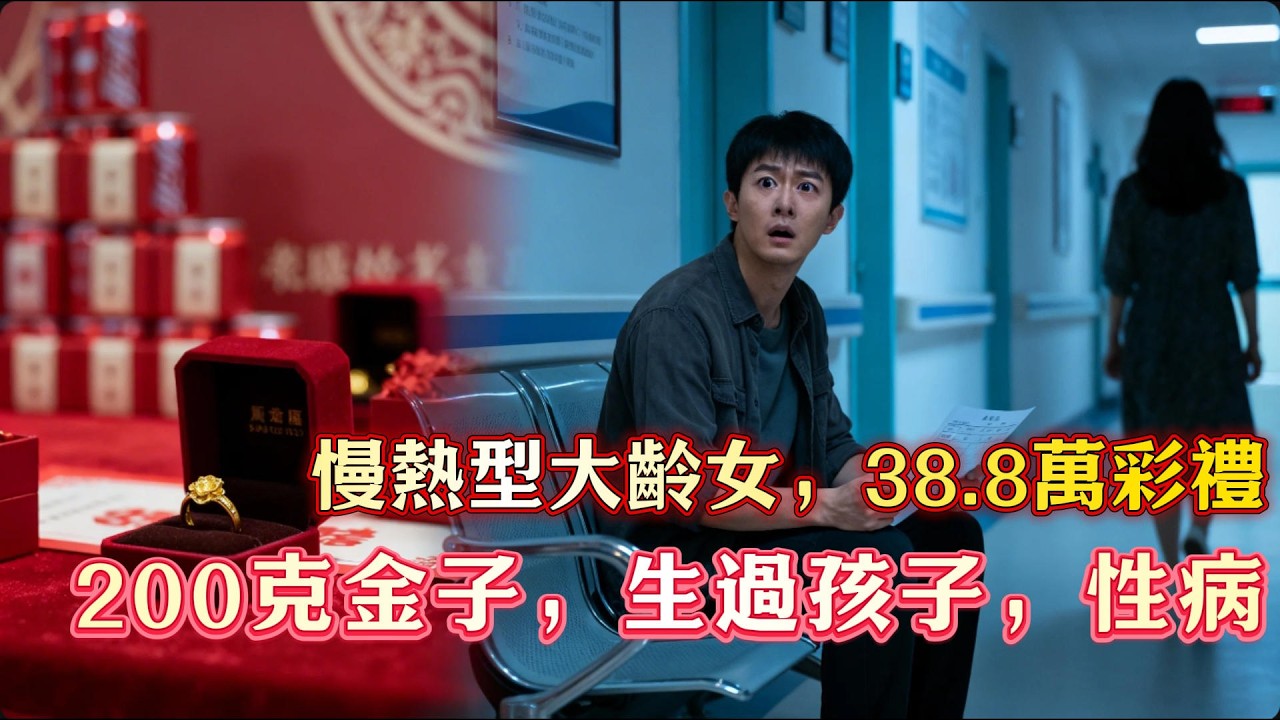 慢熱型大齡女，38.8萬彩禮，200克金子，生過孩子，性病.....