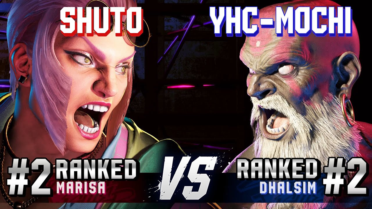SF6 ▰ SHUTO (#2 Ranked Marisa) vs YHC-MOCHI (#2 Ranked Dhalsim) ▰ High Level Gameplay