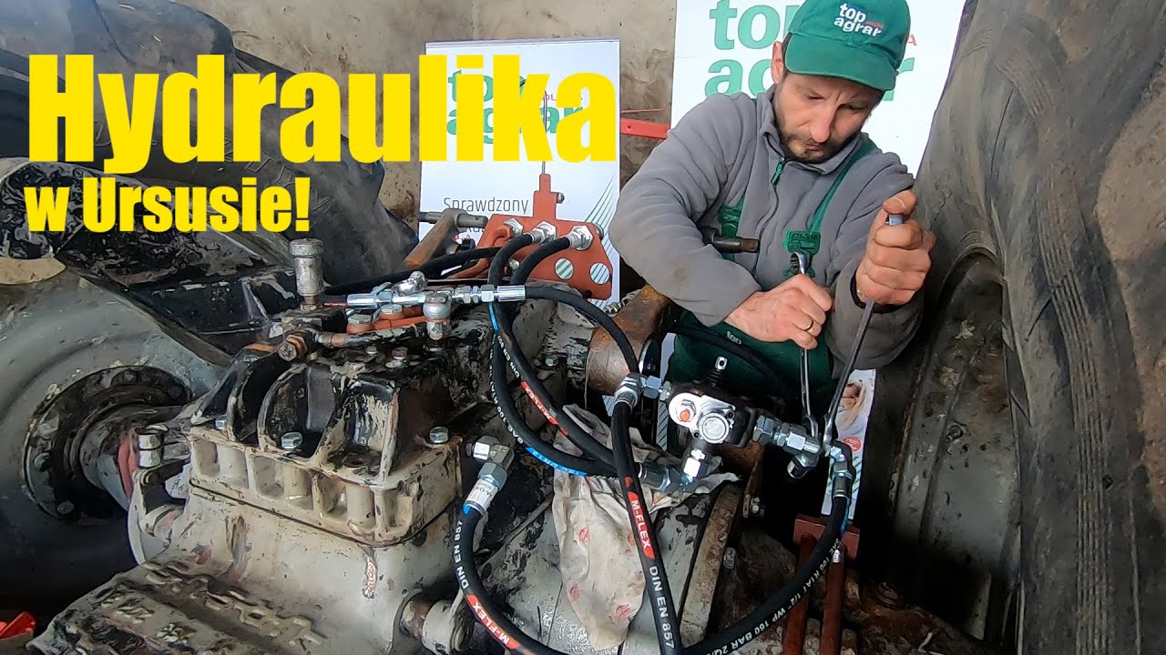 Remont Ursusa 1204 de luxe #25: Traktor na kołach. Rozbudowa hydrauliki. Pierwsza jazda?