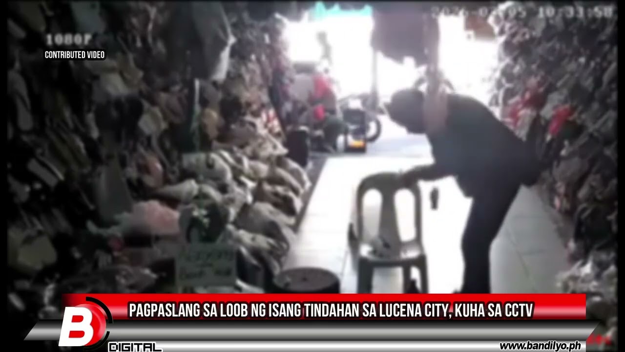 Pamamaril sa Lucena City, sapul sa CCTV