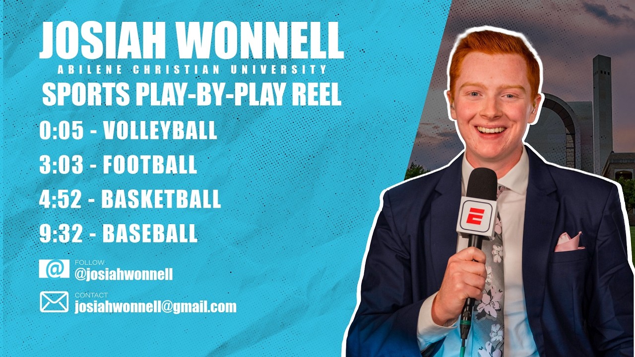 Sports Play-By-Play Reel - Josiah Wonnell