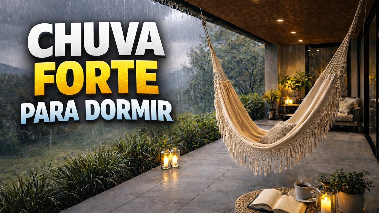 Som de Chuva Relaxante para Dormir e Estudar 🌧️