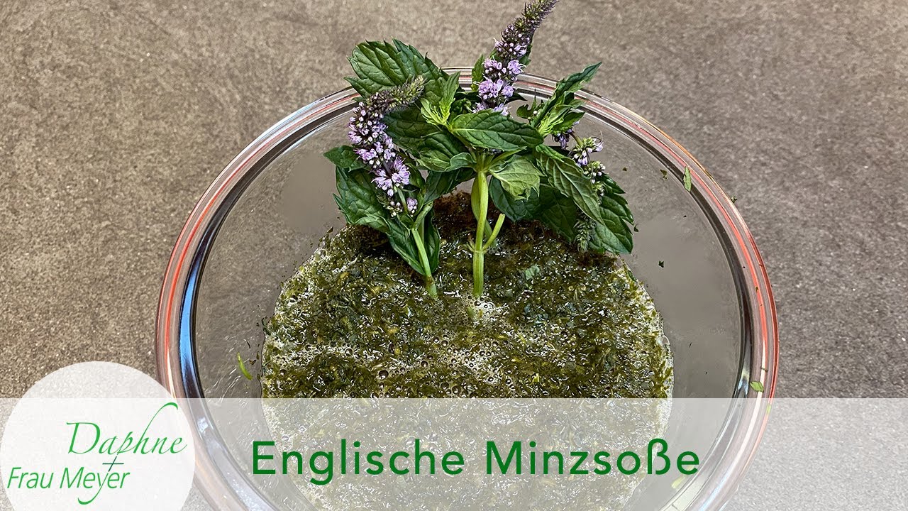 Minzsoße nach einem original englischen Rezept. #minze #minzsoße