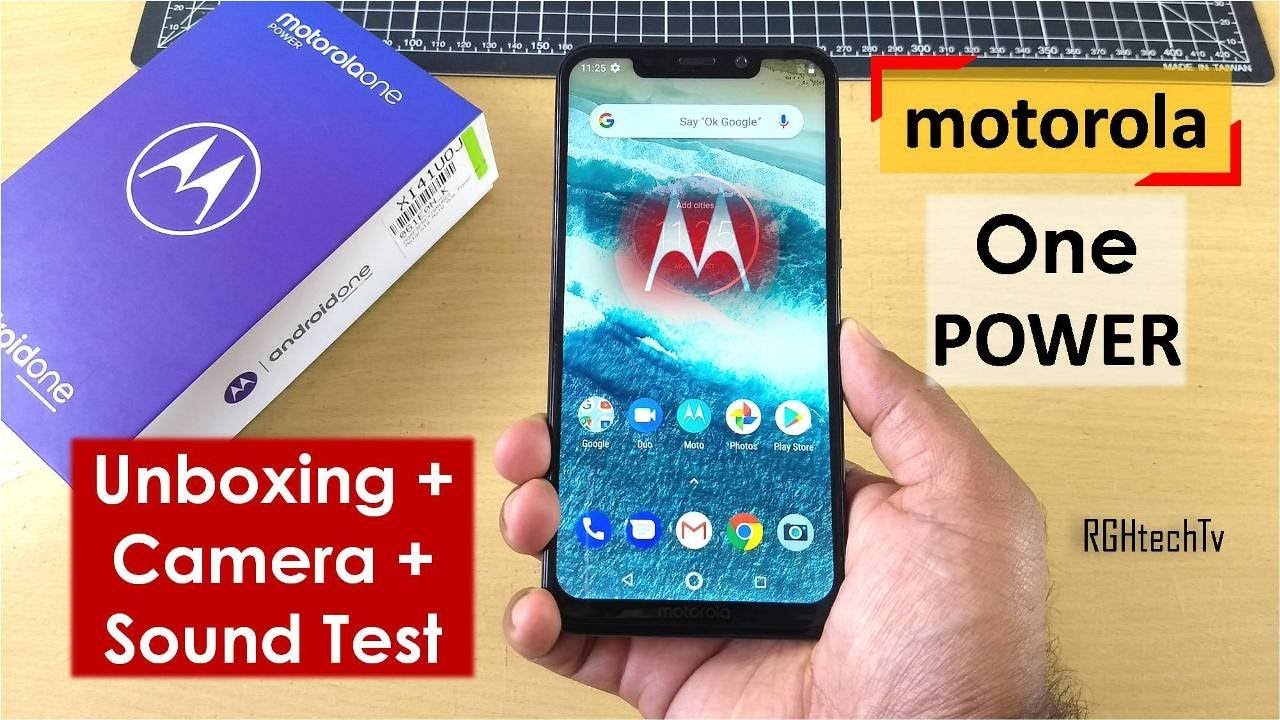 Motorola One Power Unboxing + Camera + Sound Test + Power packed Information