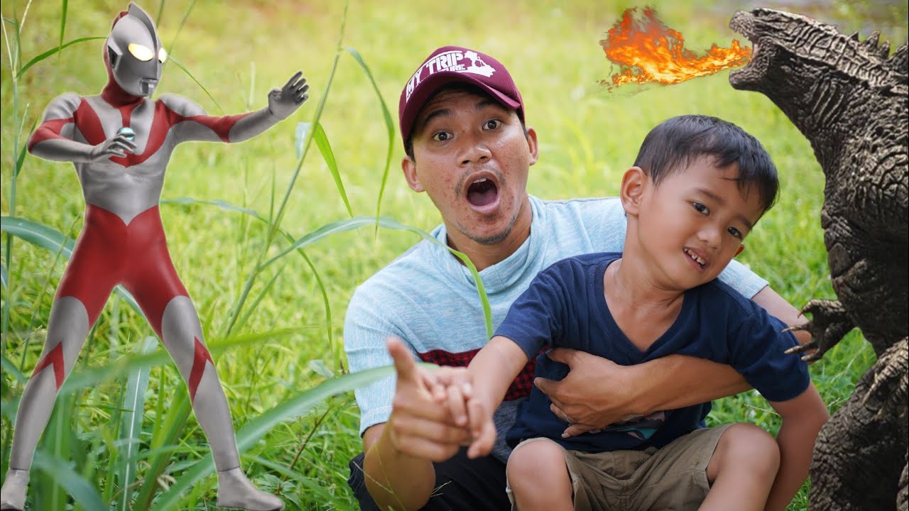 TANTANGAN PERAHU OTOK OTOK Sesuai Karakter Upin Ipin - Ketemu Ultraman | Ali vlog