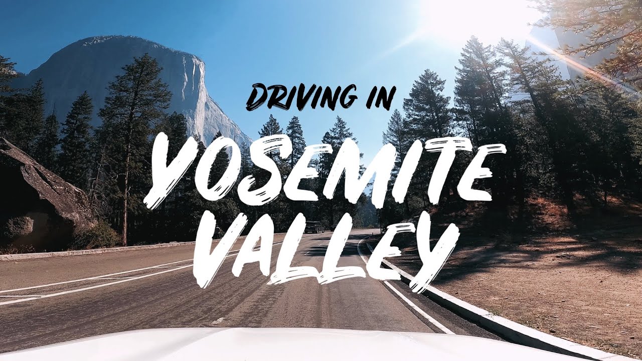 Driving in Yosemite Valley | Real Time 4K - Relax