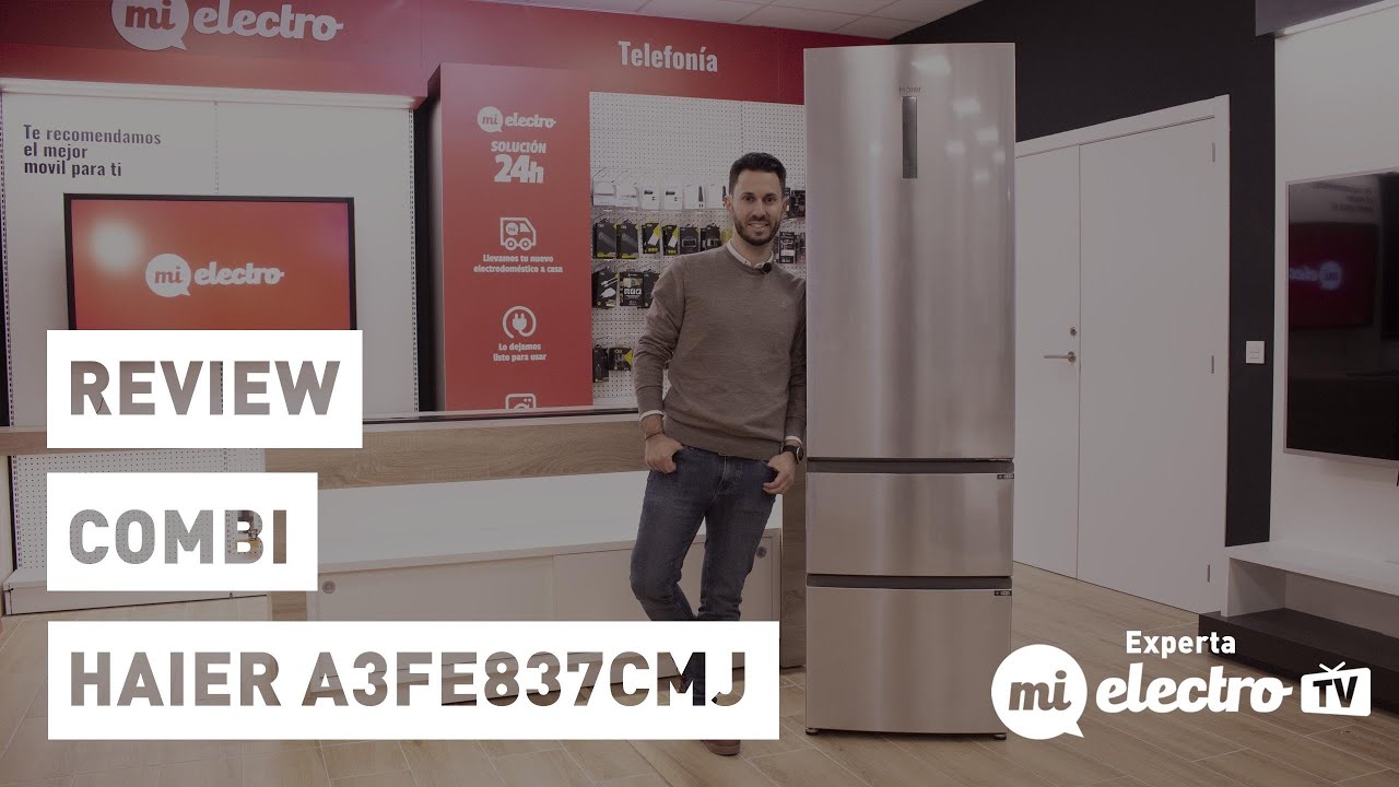 ⏯️Frigorífico Combi Haier A3FE837CMJ: el análisis MÁS COMPLETO