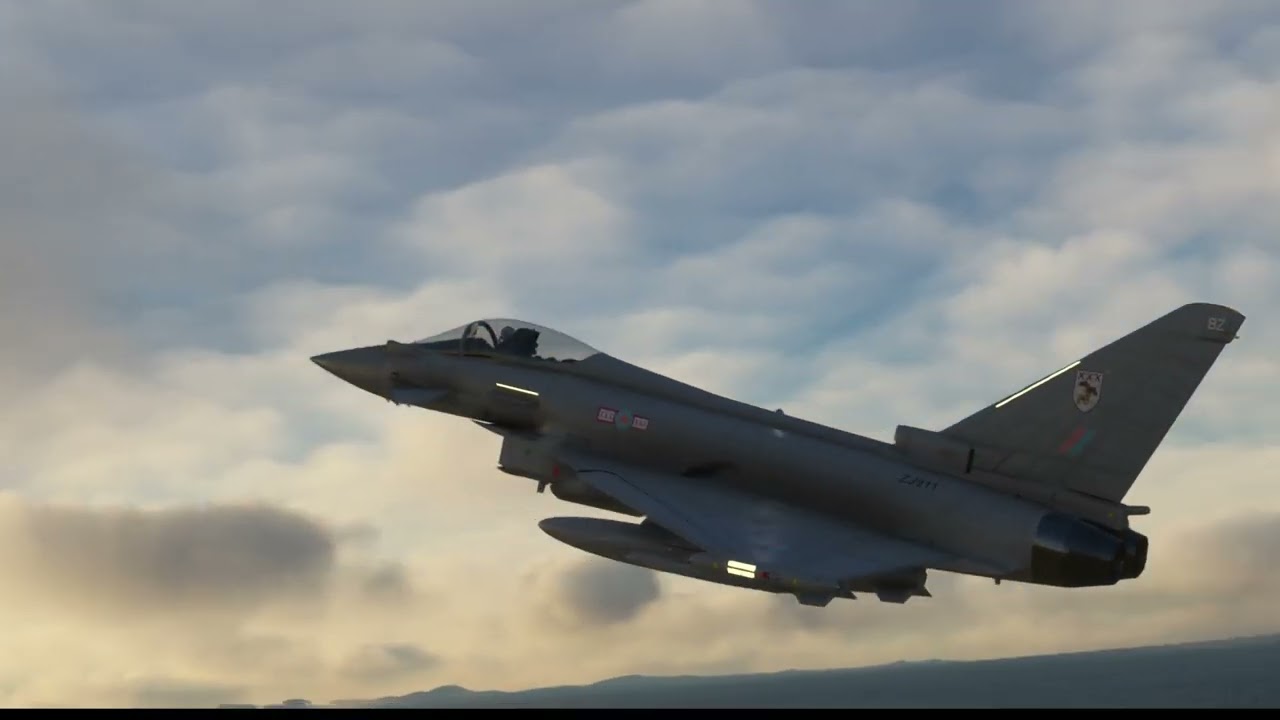 First look CJ Simulations Eurofighter Typhoon for MSFS 2020