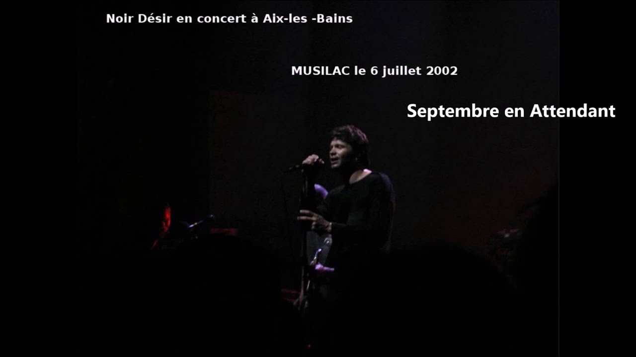 Noir Désir en Concert à Aix les Bains ( Musilac - 6 juillet 2002)