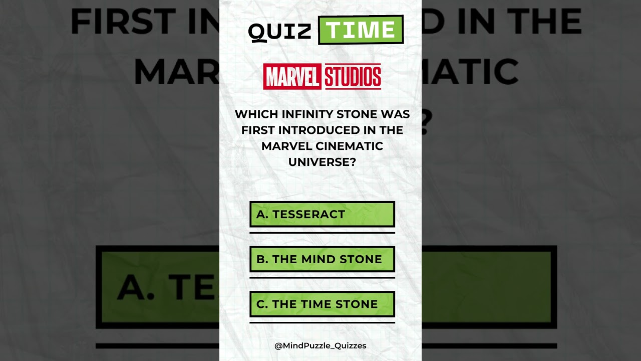 Which Infinity Stone Appeared First? 