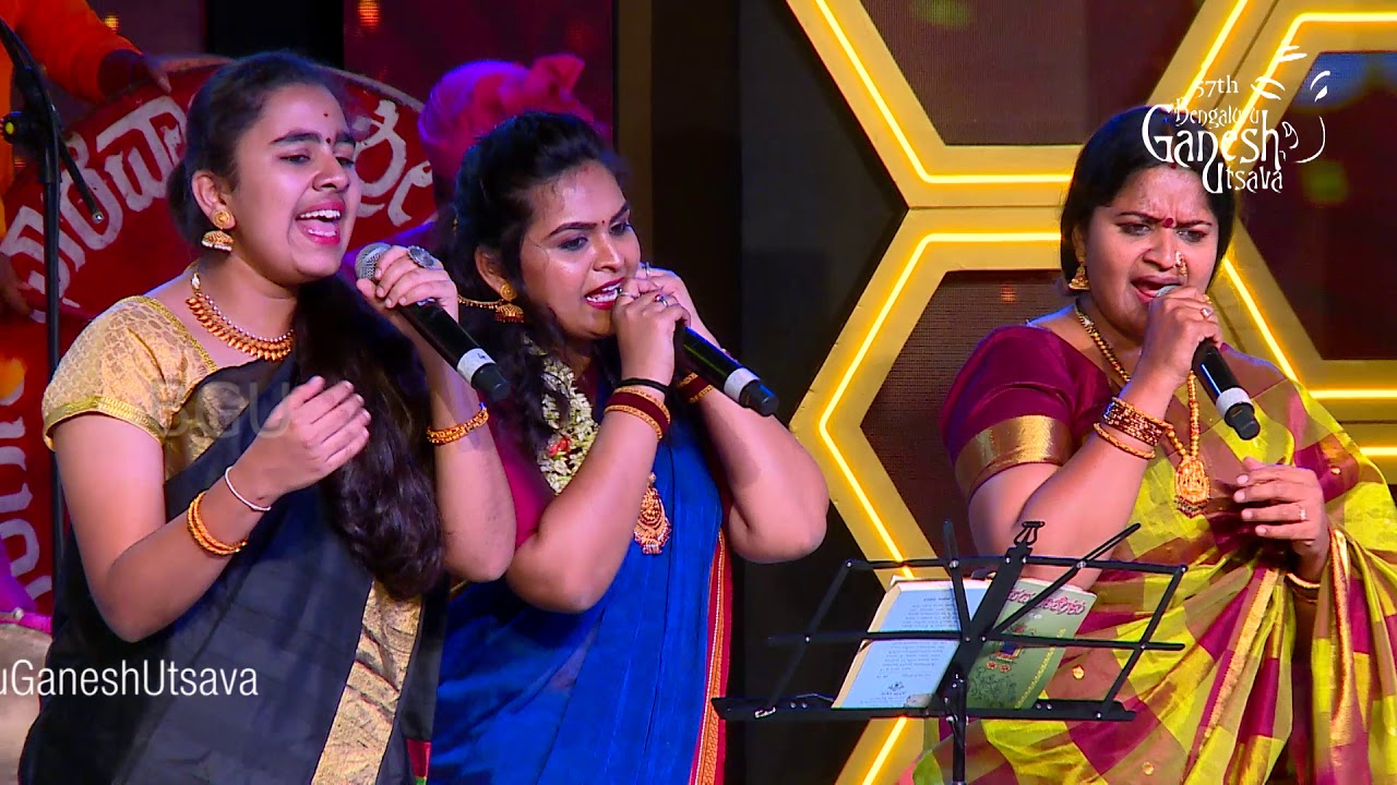 CHELLIDARU MALLIGEYA | Kannada Folk Song |57th  Bengaluru Ganesh Utsava 2019