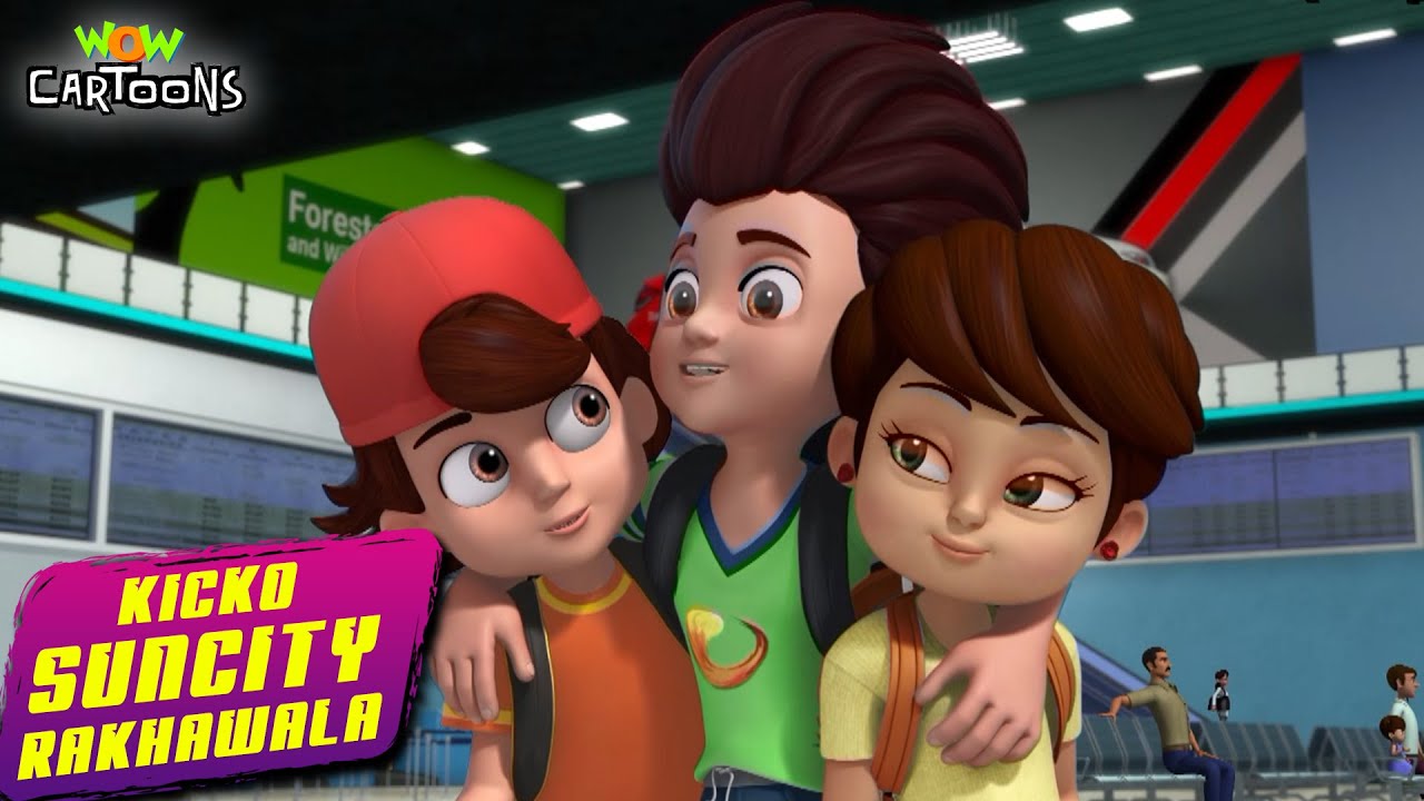 Kicko Suncity Rakhawala | Air Plane Hijack | Season 1 | 09 | Cartoon Kids | Wow Cartoon #Kicko