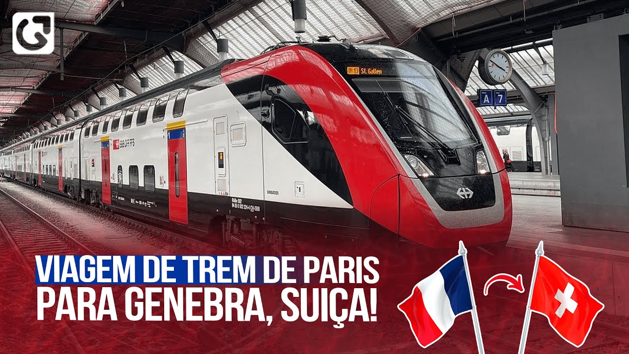 Viagem de trem de Paris para Su&iacute;&ccedil;a! Confira a minha estrat&eacute;gia para viver uma experi&ecirc;ncia incr&iacute;vel!