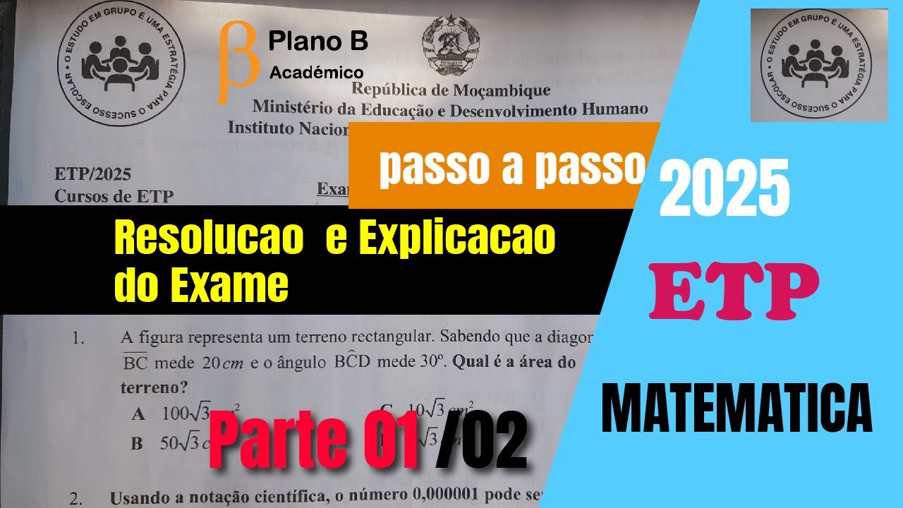 correcao do exame de ETP Matemática 2025