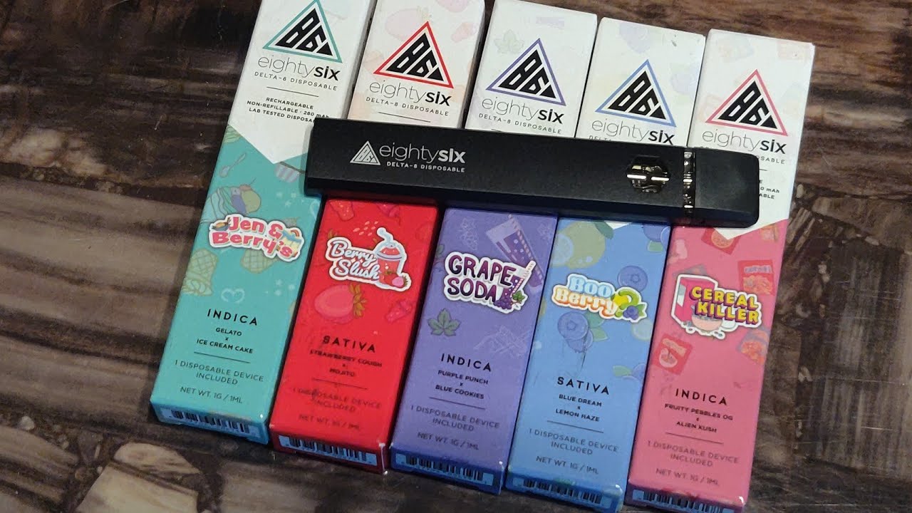 Eighty Six Brand Delta 8 Disposable Vape Cereal Killer Strain Review! 🔥🤯😍