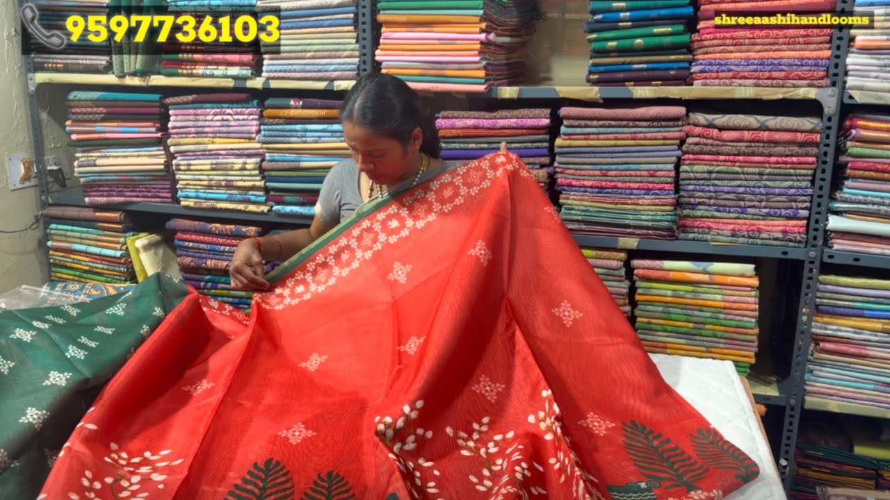 Summer 🌞Special ⚜️🌹காட்டன் புடவைகள் ⚜️🌹without jari⚜️🌸 |Weightless saree’s⚜️🌸 |Pollachi Cotton 🌺💥⚜️