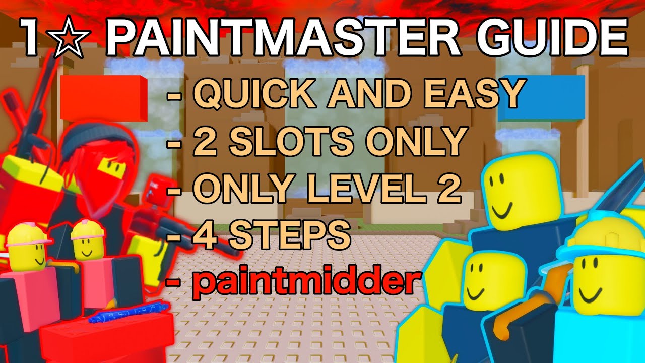 The Battle Bricks // Paintmaster 1 Star Beginner Guide [Chapter 1 Stage 10]