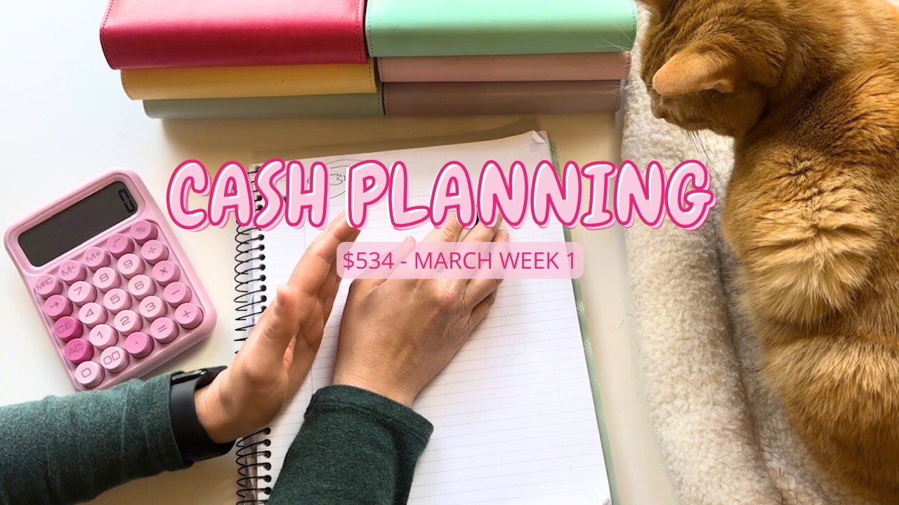 Cash Budgeting | $534 | March Week 1
