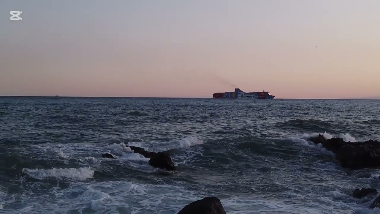 Calm Ocean Waves at Night 🌊 | Nature Sounds