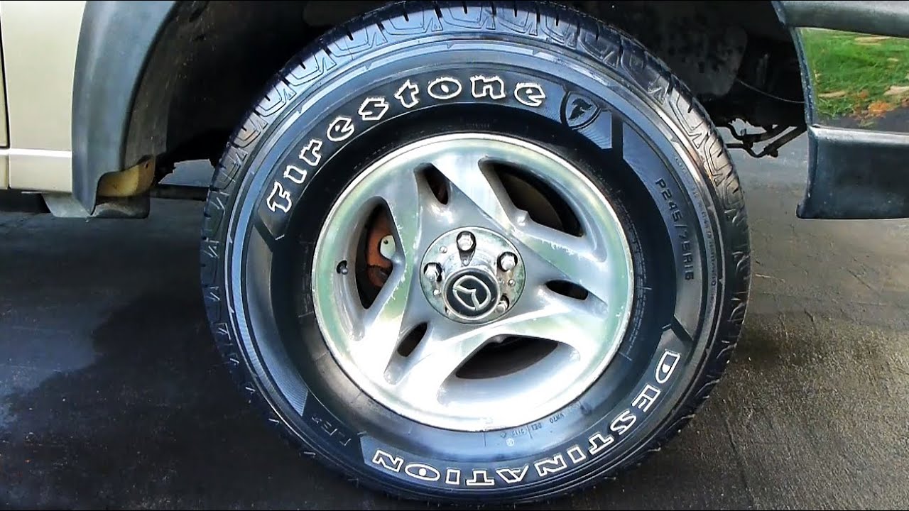 Give your Tires a Deep, Black Shine that Lasts a Year Long