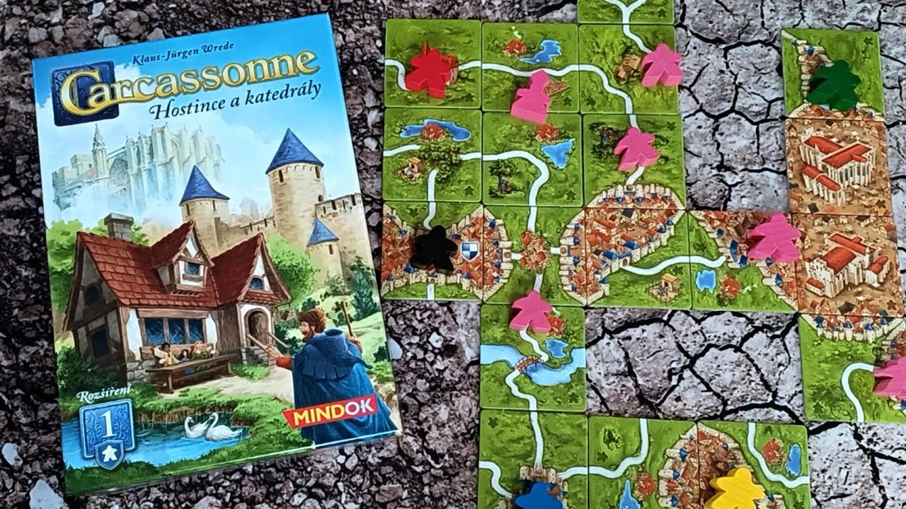 Carcassonne: Hostince a katedrály