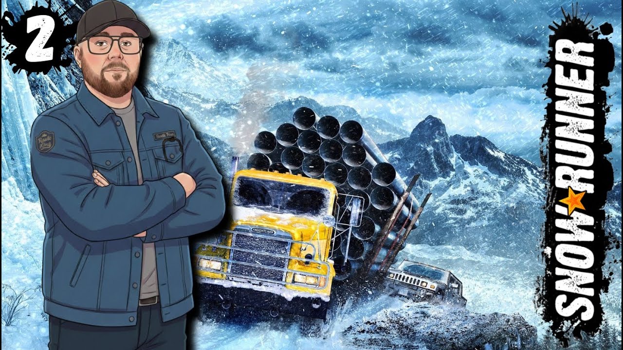 REDIFFUSION - SNOW RUNNER #2 - JE BLOQUE UNE REMORQUE 😭...