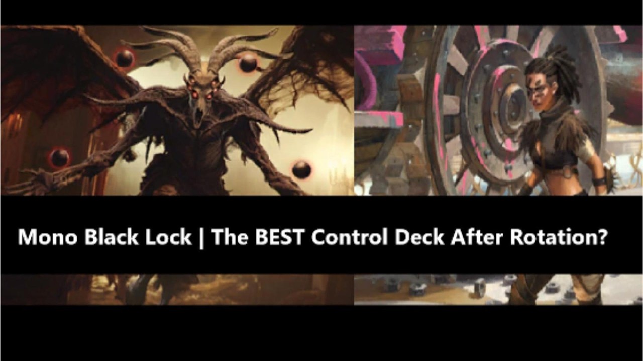 Mono Black Lock | The BEST Control Deck After Rotation?