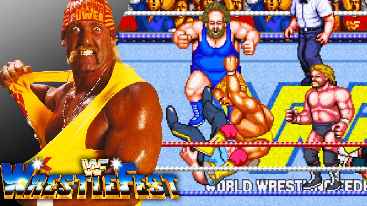 WWF Wrestlefest (Arcade) - Royal Rumble Hulk Hogan Longplay HD 60FPS