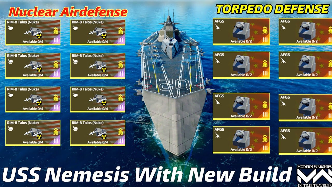 USS Nemesis With AFGS & RIM-8 Talos (NUKE) | Modern Warships