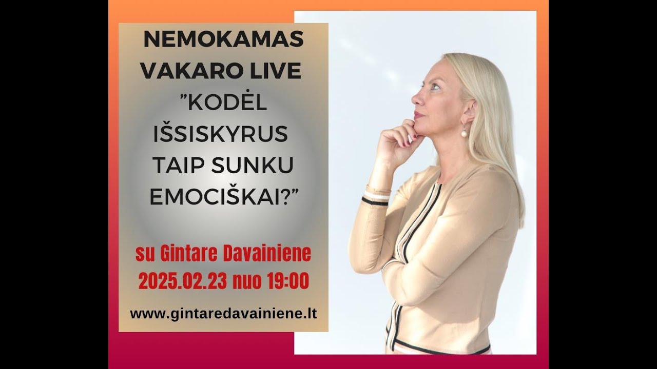 KODĖL SKYRYBOS TOKIOS SUNKIOS EMOCIŠKAI?