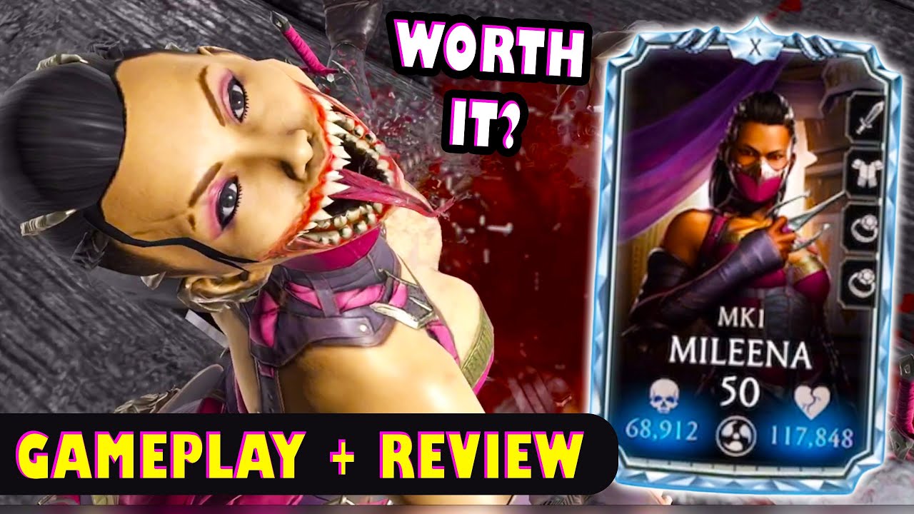 MK Mobile. MK1 Mileena Gameplay + Review. How to Get Her? Is She Worth It?