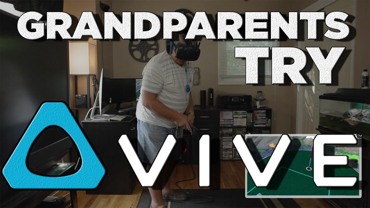 Grandparents Try The HTC VIVE! | INSANE REACTIONS!