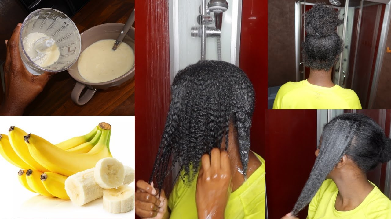 Masque à la banane pour adoucir les cheveux! Idéal pour cheveux secs, cassants et abimés!