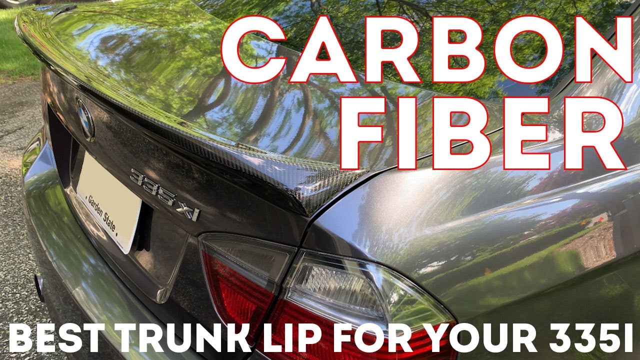 Carbon Fiber Trunk Lip on my BMW E90 335i | Easy DIY