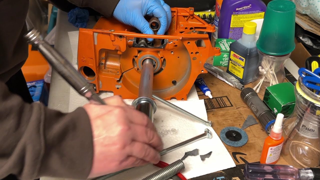 Part 11 Husqvarna 395 XP Rebuild - Crankcase & Crankshaft Installation