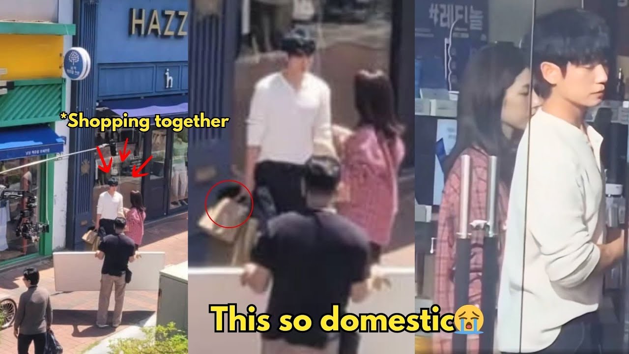 Buff Jung Haein standing next to Hayoung as ready to protect her during filming 