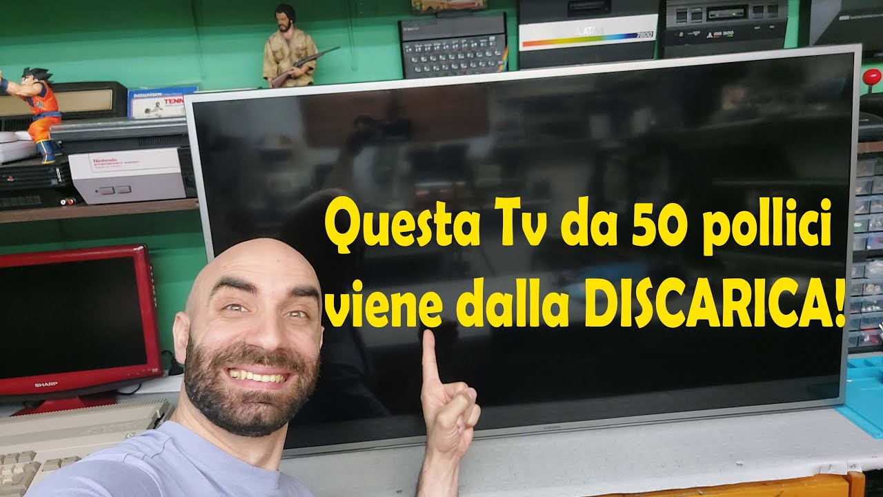 Chi ha buttato questa tv Samsung da 50