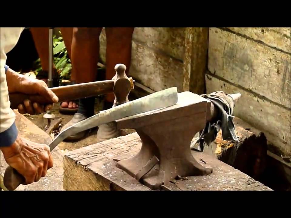 Traditional furnace (Parang) of the Bidayuh in Semban, Sarawak