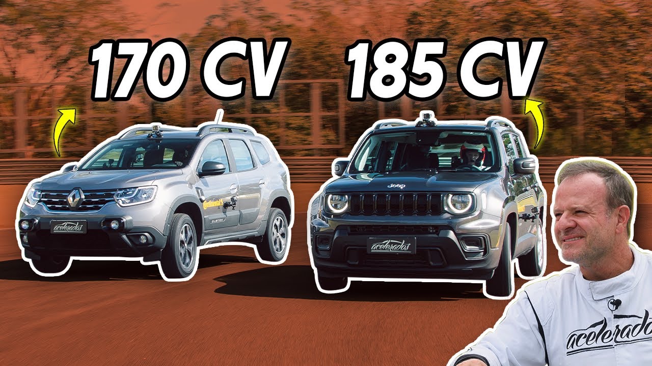 RENEGADE E DUSTER TURBOS NA VOLTA R&Aacute;PIDA! Vers&otilde;es 1.3T sobem muito no ranking nas m&atilde;os do Rubinho