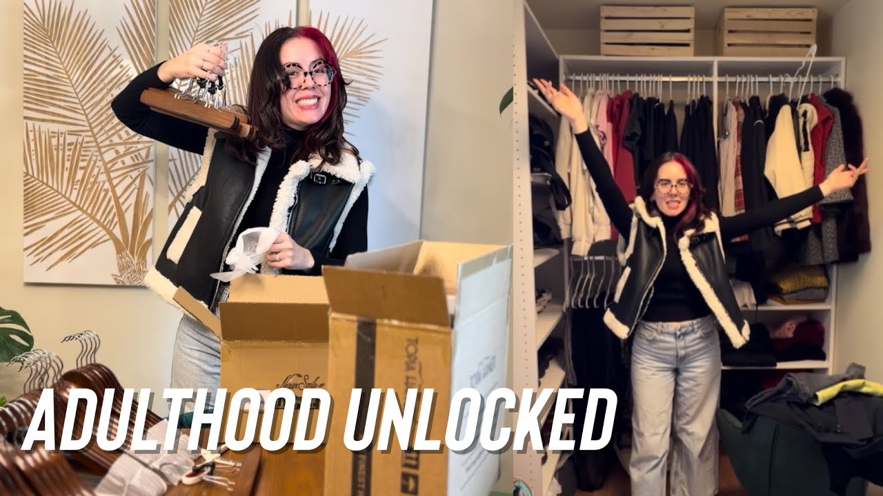 Millennial Milestone: I Bought Wooden Hangers and Decluttered My Mom Closet